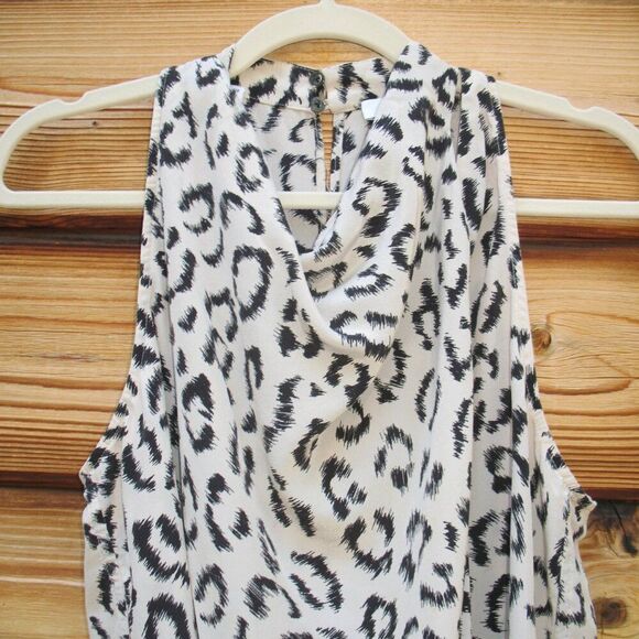A.L.C Ella Leopard Print Top Blouse - Picture 7 of 11